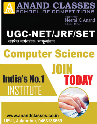 UGC NET JRF coaching center in jalandhar Neeraj Anand Classes